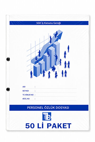 TOMBİ-X Personel Özlük Dosyası 50 Li Paket