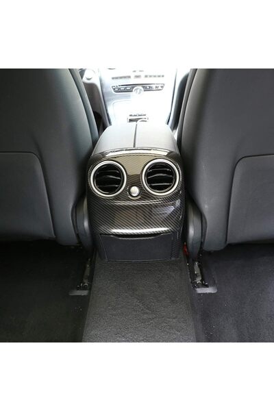 OEM Capac ieșire aer condiționat stil Carbon pentru Mercedes W205 Negru 2 bucăți