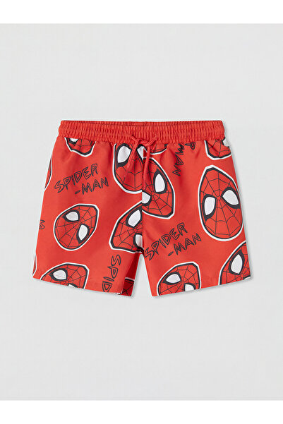 LC Waikiki Pantaloni scurți de baie pentru băieți, cu imprimeu Spider-Man, de...