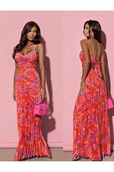Pretty Rochie inflorata cu pliuri