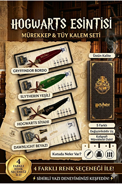 GIFT Sevgili Harry – Tüy Kalem ve Mürekkep Seti