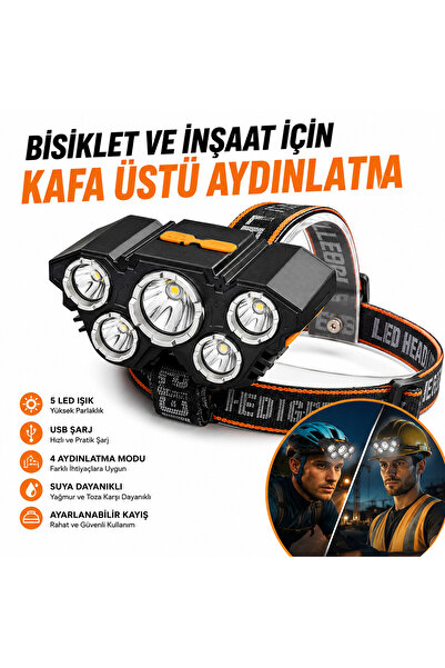 Gökhan Teknoloji Dünyası BİSİKLETLER İÇİN KAFA ÜSTÜ AYDINLATMA