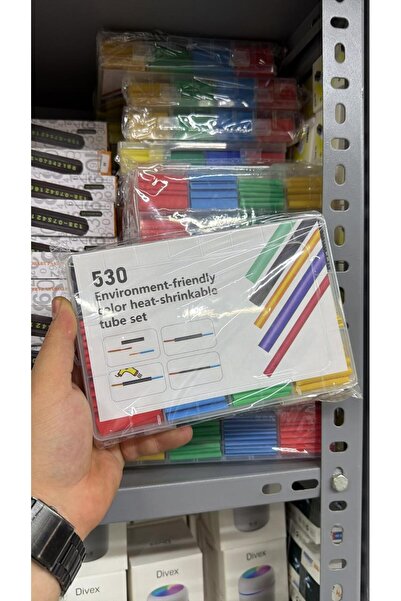 KUZEY AKSESUAR Isıyla Daralan Makaron Set 530 Parça Makaron set