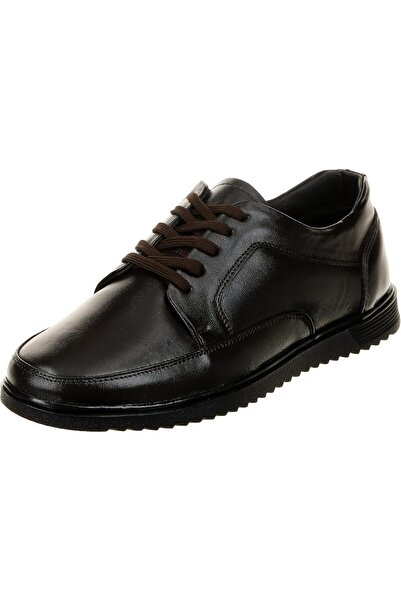 Generic Formal Men's Shoe from Blue Leather, Model 3952