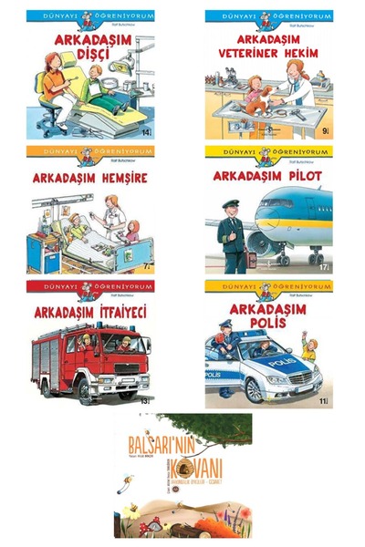 TÜRKİYE İŞ BANKASI KÜLTÜR YAYINLARI Dünyayı Öğreniyorum(Arkadaşım Polis-İtfai...