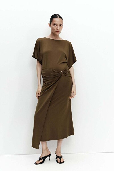 H&M MAMA Wrap-detail dress