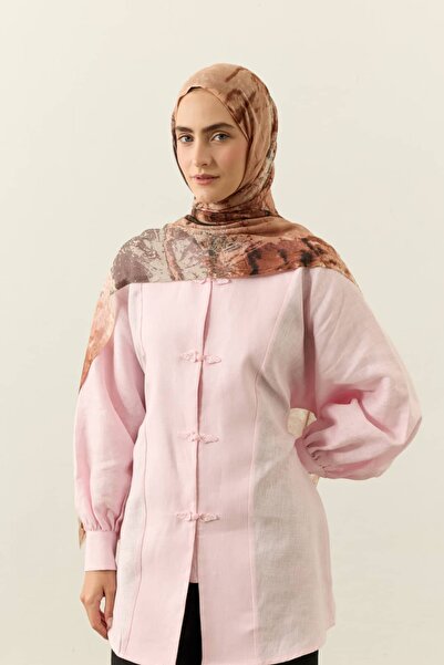 Modakaşmir Glow Pattern Tencel Flow Shawl