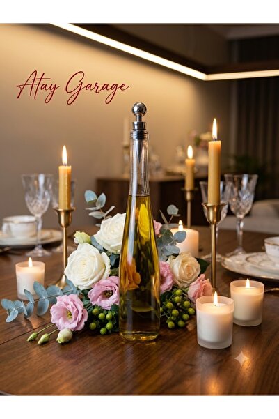 Atay Garage Lüks Metal Şişe Tıpası - Şarap Ve Zeytinyağı Tıkacı (Küre Model)2...