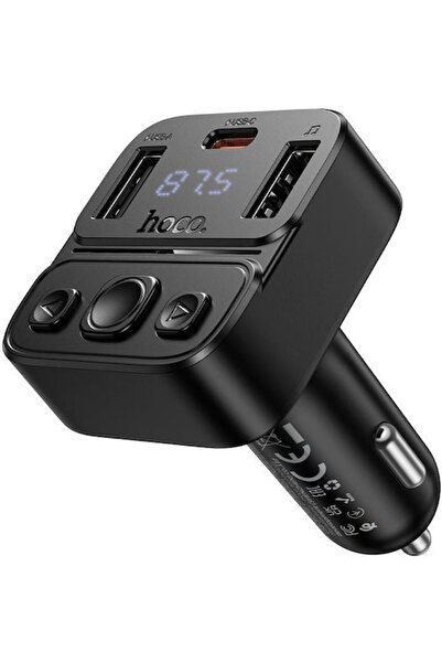 hoco. Hoco Πομπός FM Αυτοκινήτου με Bluetooth / USB Κωδικός: HC-E87BK