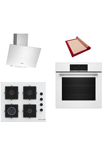 Bosch Beyaz 3 lü Ankastre Set 600 ( HBJ559EW6T - POP6C2P31O - DWK64PJ20T ) - ...