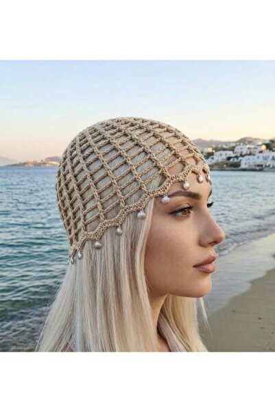 Handmade Beren çeyiz el örgüsü file şapka