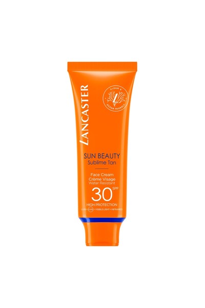 LANCASTER PARIS Sun Beauty Face Cream Spf 30 50 ml |   High Protection Sunscr...