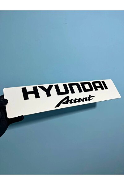 3ALAZERPLEKSİ HYUNDAI ACCENT DEKOR PLAKA