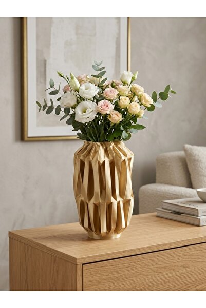 3DArtGalerryDesign 3D Parlak Bronz Vazo Işığın Açısına Göre Renk Değişt Özel ...