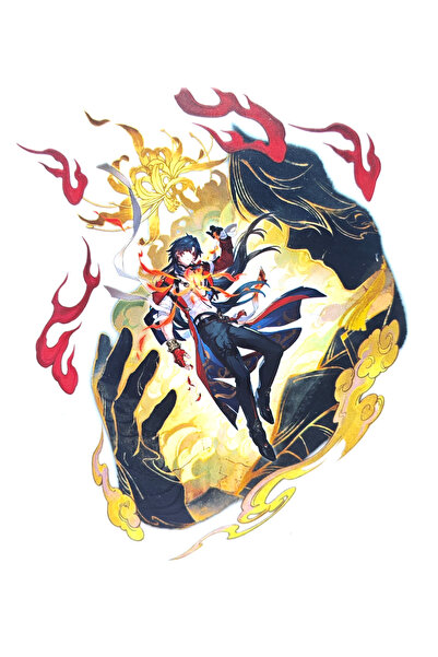 Honkai Star Rail Mortenax Blade Character Figure Stand