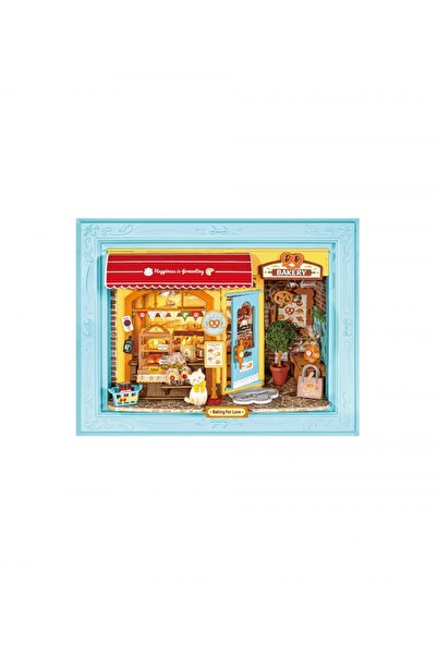 Rolife Puzzle 3D, Brutăria Pisicilor Pufoase, lemn, Rolife, 146 piese