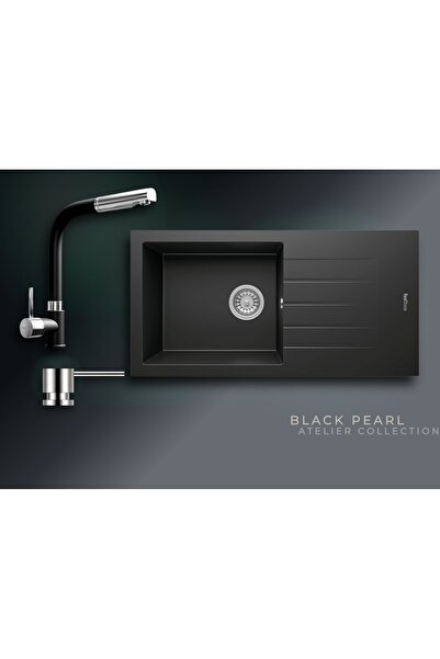 RealStone Black Pearl Collection Assos 86 XL P011 & Sümela Premium Mutfak Kol...