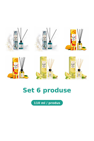 Golf Set 6 Produse Golf, Mix 2x Angel, 2x Mango, 2x Melon