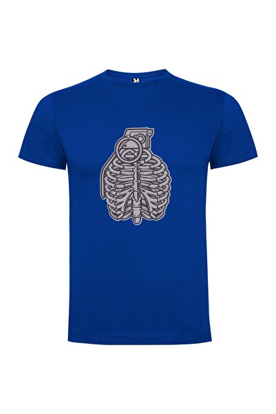 iLovePrints Titanium Cyber Skeleton Tshirt