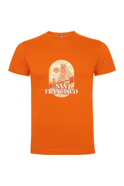 iLovePrints Golden SF Skyline Tshirt