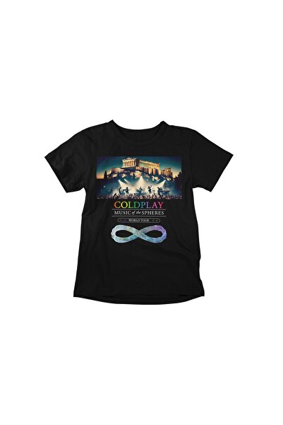 iLovePrints Coldplay Music of the Spheres Athens T-Shirt