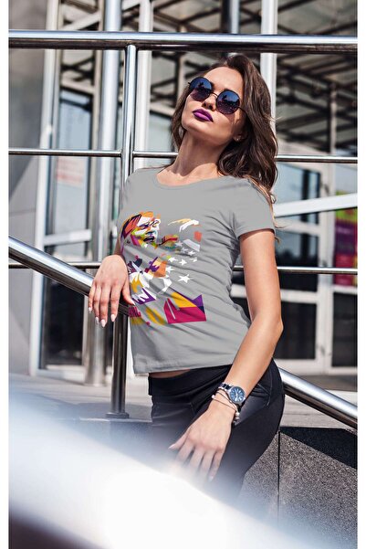 iLovePrints Abstract Colorful Portrait Tshirt