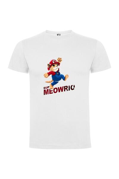 iLovePrints Mario Meow Cap Tshirt