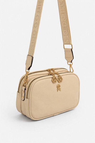 Madamra Cream Women's Crossbody Multi-Compartment Shoulder Bag |   Daily Use ...
