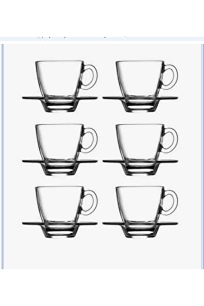 ORTAKÖYCENNETİ 6'lı Aqua Espresso Fincan Takımı P95756 70 cc Hacim kaliteli P...