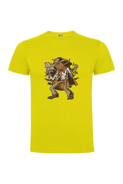 iLovePrints Gunslinger Skeleton Cowboy Tshirt