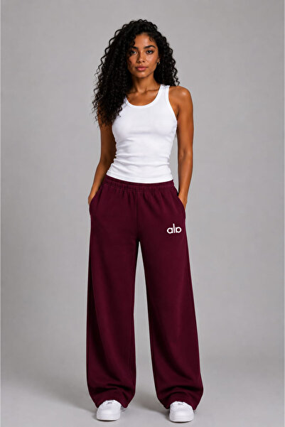 ZAVIXO Women's Wide Leg 100% Cotton Trousers Comfortable Casual Stylish Style