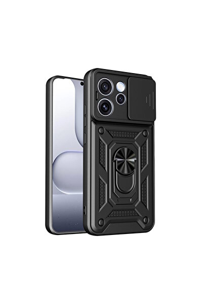 m.tk moveteck Oppo Reno 15 Pro Uyumlu Kılıf Kamera Korumalı Sürgülü Yüzüklü A...