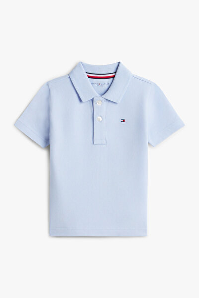 Tommy Hilfiger Newborn Essential Blue Polo Neck T-Shirt