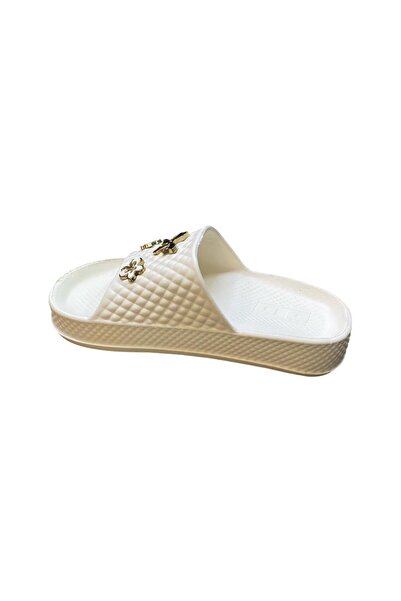 güven kundura Women's Stoned Flat Sole Eva Slippers