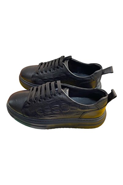 Rosse Acarbey Men's Genuine Leather Lightweight Casual Comfortable Lace-Up Shoes