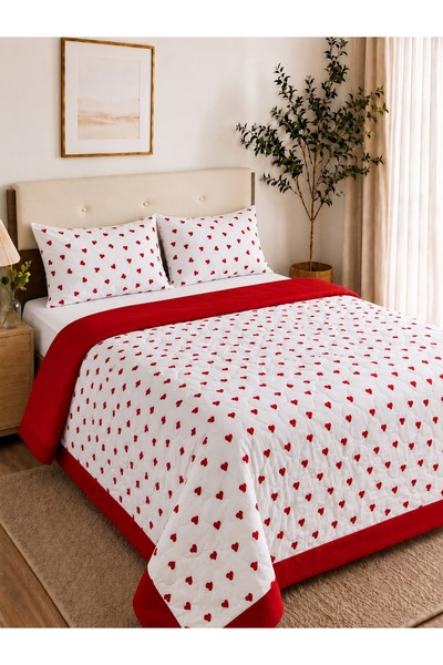 Bikaya Home Set dublu cu cadru pentru pat |   200x230 cm |   100% bumbac |   ...