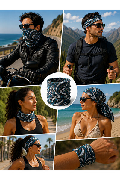 Bandana Unisex buff maska za vrat, multifunkcionalna maska za lice za vanjsku...