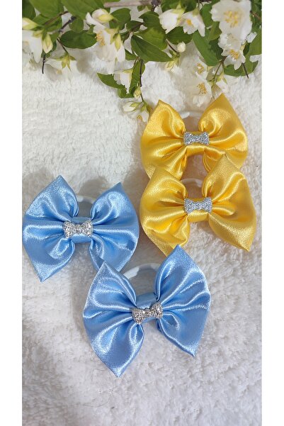 Çiğdem Tuhafiye Satin Double Children's Buckle 2 Pairs
