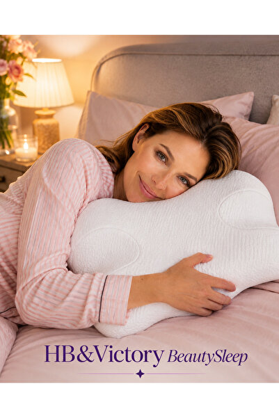 HB&Victory BeautySleep Kırışıklık Önleyici Visco Güzellik Yastığı Ortopedik B...