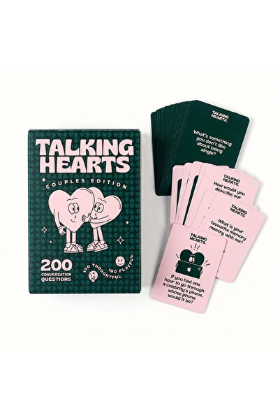 NO BRAND Talking Heart Conversation Cards - Couple Card Game