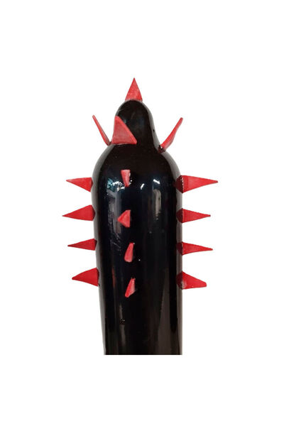 Condomerie - Handpainted Novelty Condoms Black Cactus Xl