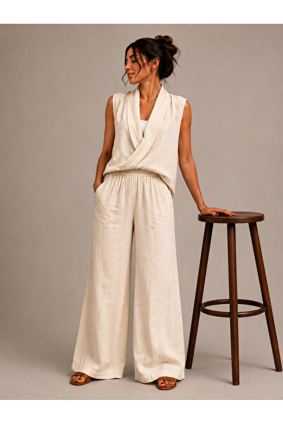 Marjinal Takım Keten %100 Linen