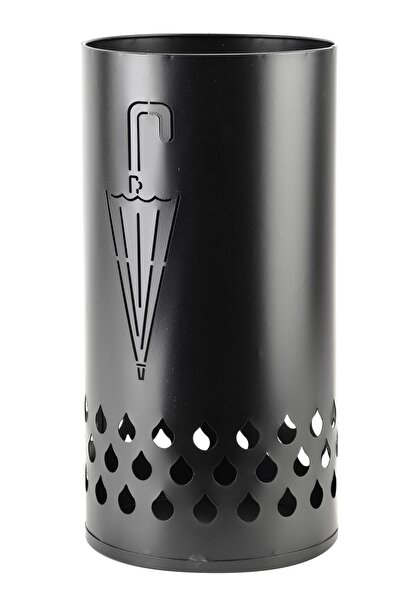 MONDEX Suport umbrelă metalic CEDRIC BLACK 23x23x46 cm Negru 1 buc.