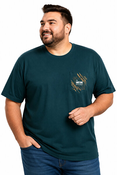 ANNEX Tricou pentru bărbați, mărime mare, din bumbac, cu croială confortabilă...