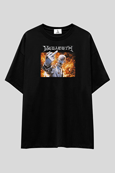 UmbraWear Μπλουζάκι με στάμπα Megadeth |   Unisex 100% βαμβακερό μπλουζάκι με...