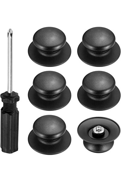 SPOKKI Mânere Universale Capace Oale, Set 6 Knob-uri Rezistente la Căldură cu...