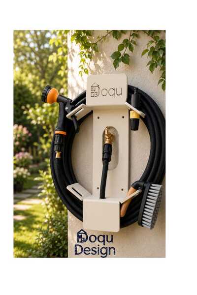 Doqudesign Bahçe Hortum Askılığı