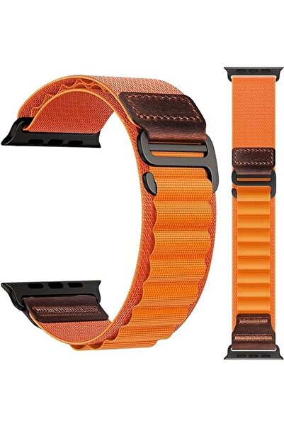 dado Modified Hybrid Leather Nylon Strap Compatible with Apple Watch Ultra 3/...