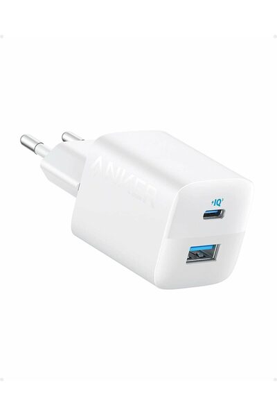 Anker 323 33W USB-C и USB-A зарядно за стена, бяло