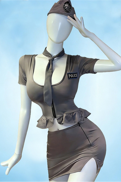 Generic Charm Honeymoon Anneriversary Madam Policewomen Cosplay Costume Suits...